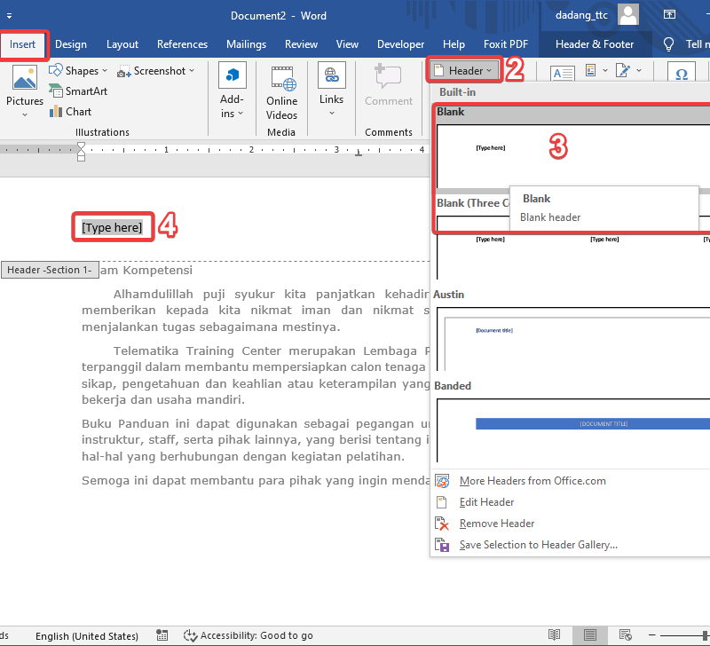 3 Trik Jitu Cara Membuat Header di Word Hanya 1 Halaman Tanpa Ribet