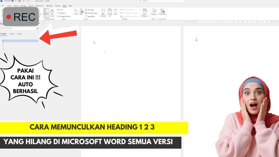 3 Trik Rahasia Cara Memunculkan Heading 3 di Word 2026 yang Jarang Diketahui