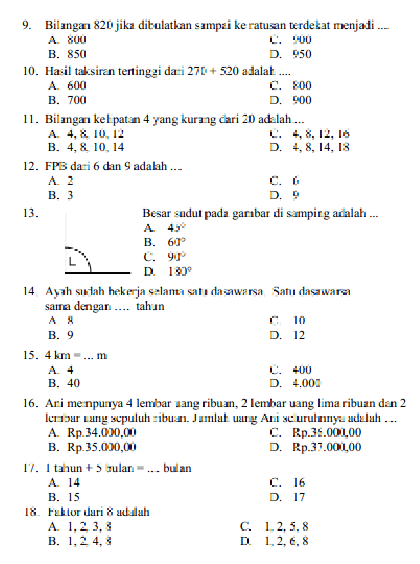 Soal Dan Jawaban Matematika Kelas 8 - Piffle me Soal Dan Jawaban Matematika Kelas 8 - Piffle me