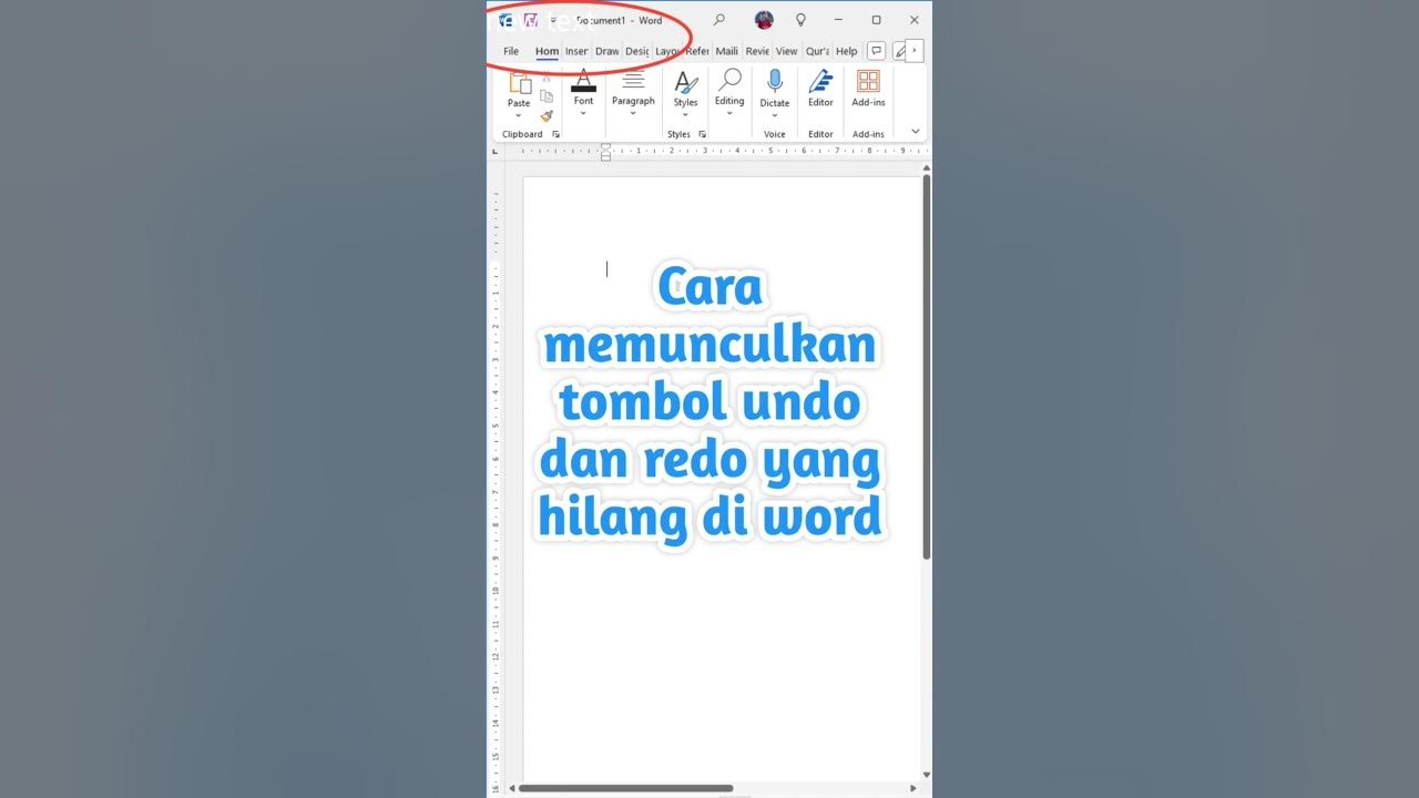 5 Cara Undo di Word yang Jarang Diketahui, Akhirnya Dokumen Hilang Kembali di 2026