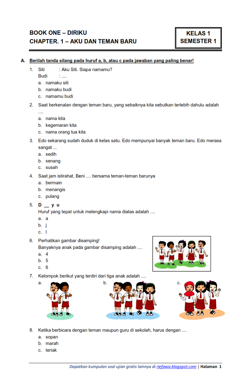 Menguasai Tema 4 Semester 1 Kelas 2 Kunci Sukses Melalui Latihan Soal Menguasai Tema 4 Semester 1 Kelas 2 Kunci Sukses Melalui Latihan Soal