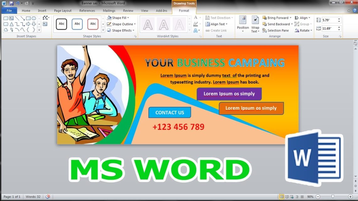 7 Trik Tersembunyi Cara Membuat Banner di Word 2026 yang Jarang Diketahui