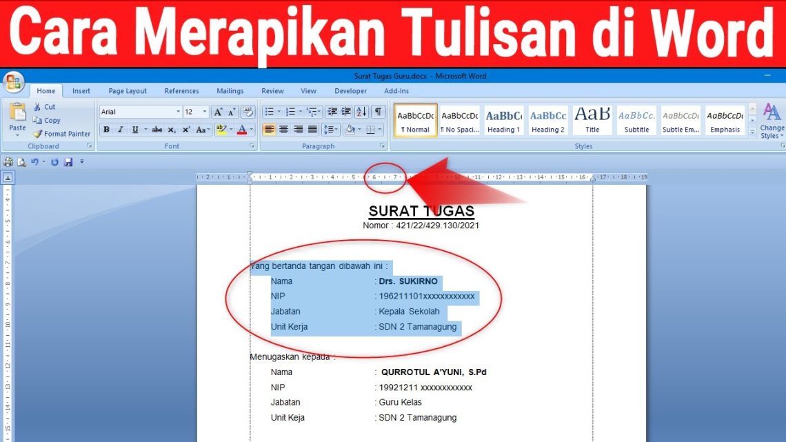 Ternyata Cara Merapikan Tulisan di Word Agar Sejajar Semudah Ini
