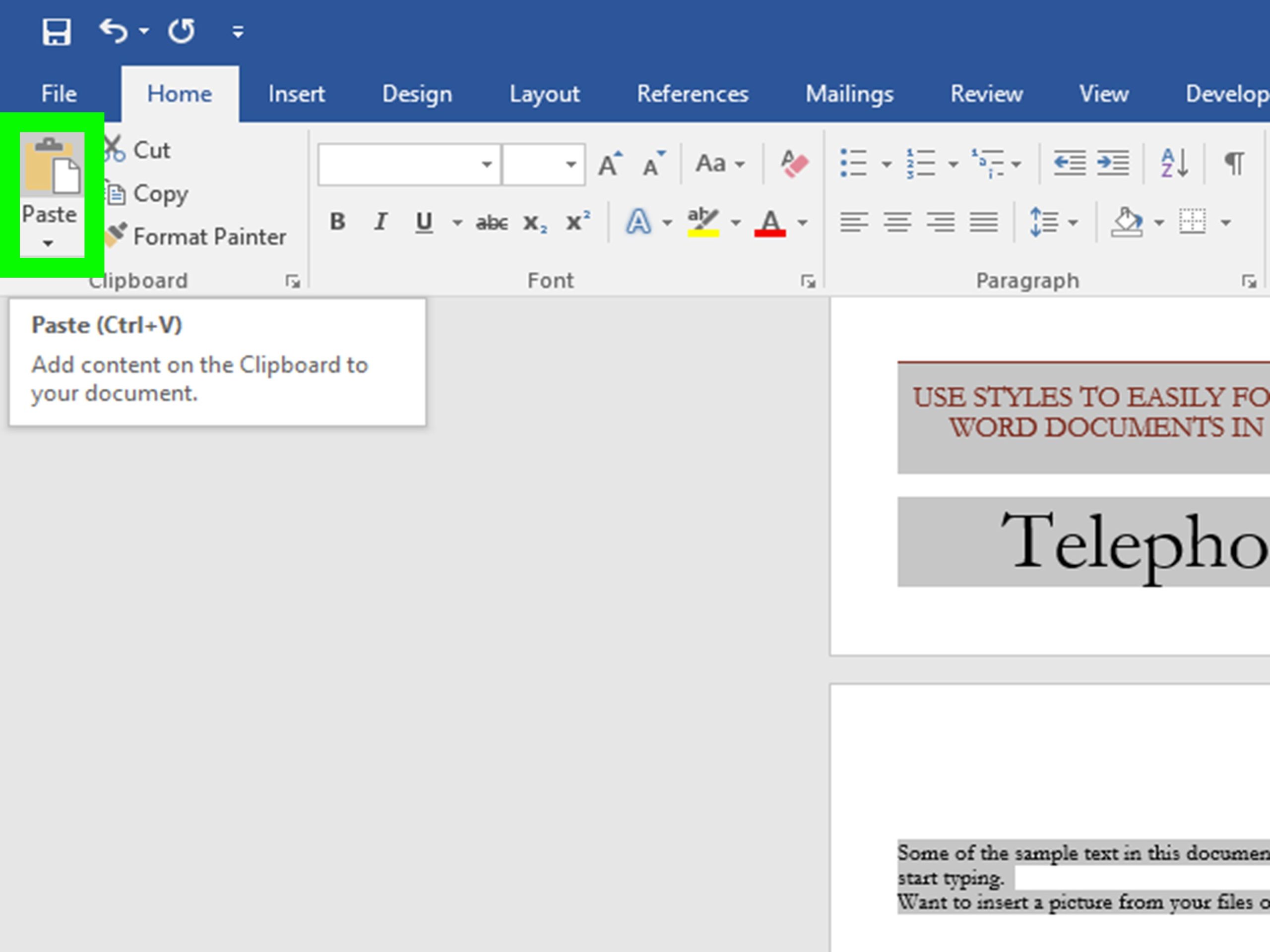 How To Cut And Paste In Word Copy Paste Shortcut Word JULAL