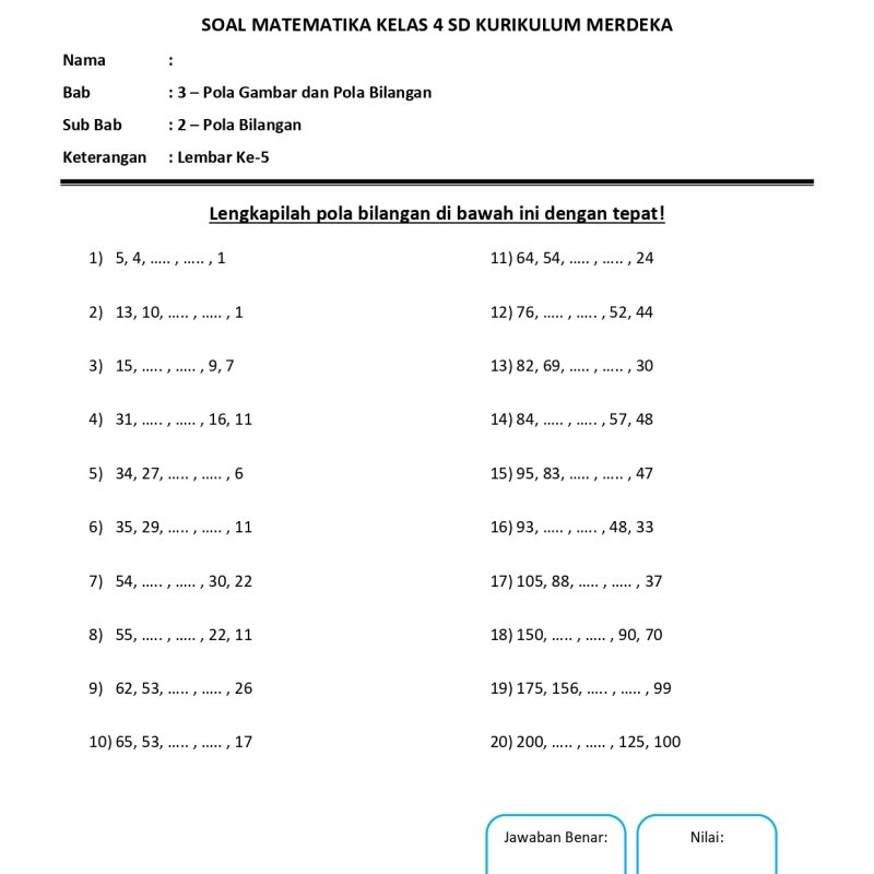 5 Contoh Soal Isian Kelas 6 Tema 4 Subtema 2 yang Wajib Dikuasai Siswa di Tahun 2026