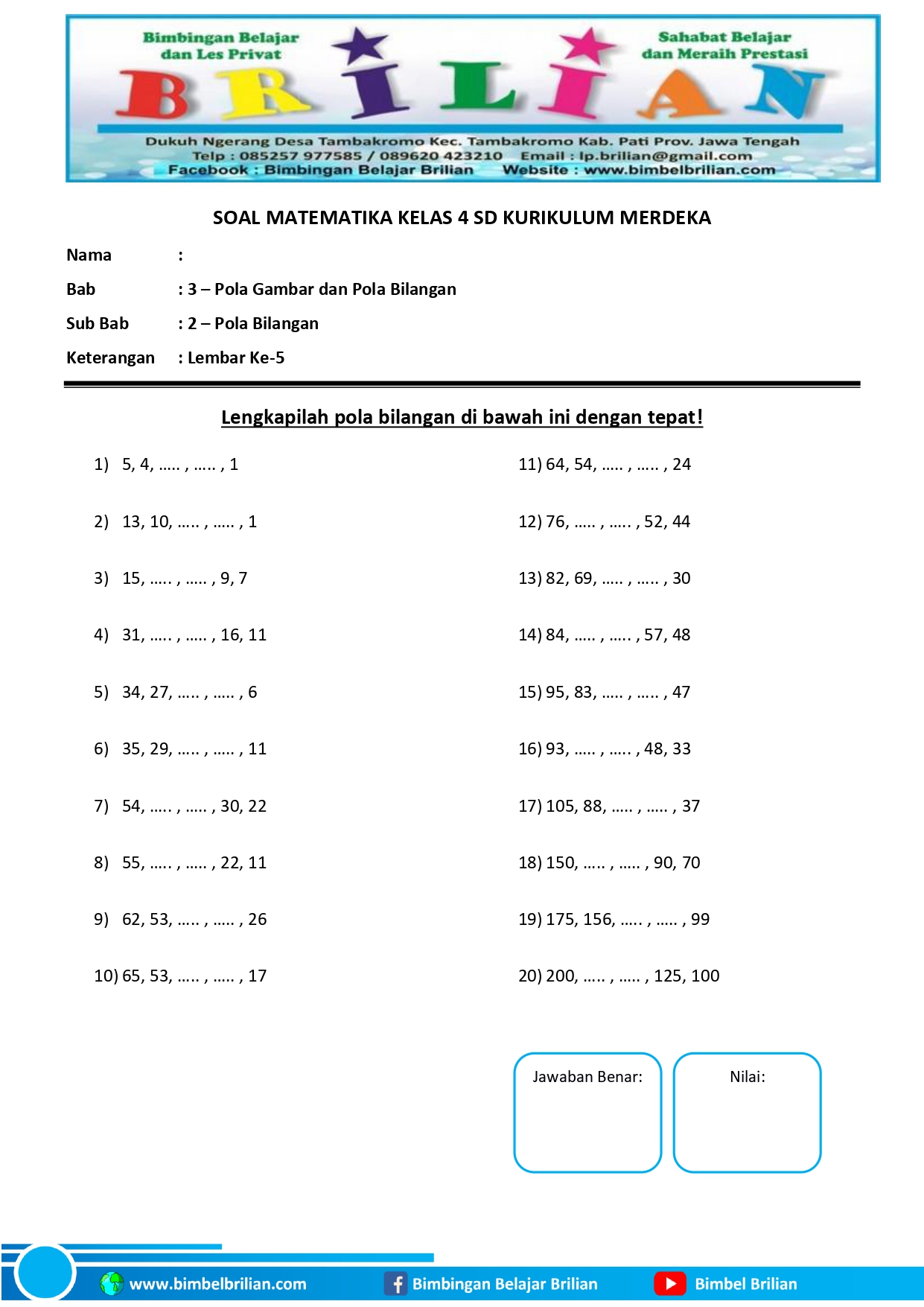 5 Contoh Soal Isian Kelas 6 Tema 4 Subtema 2 yang Wajib Dikuasai Siswa di Tahun 2026