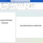 7 Cara Membuat Landscape di Word Diantara Portrait Tanpa Merusak Layout Halaman Lain