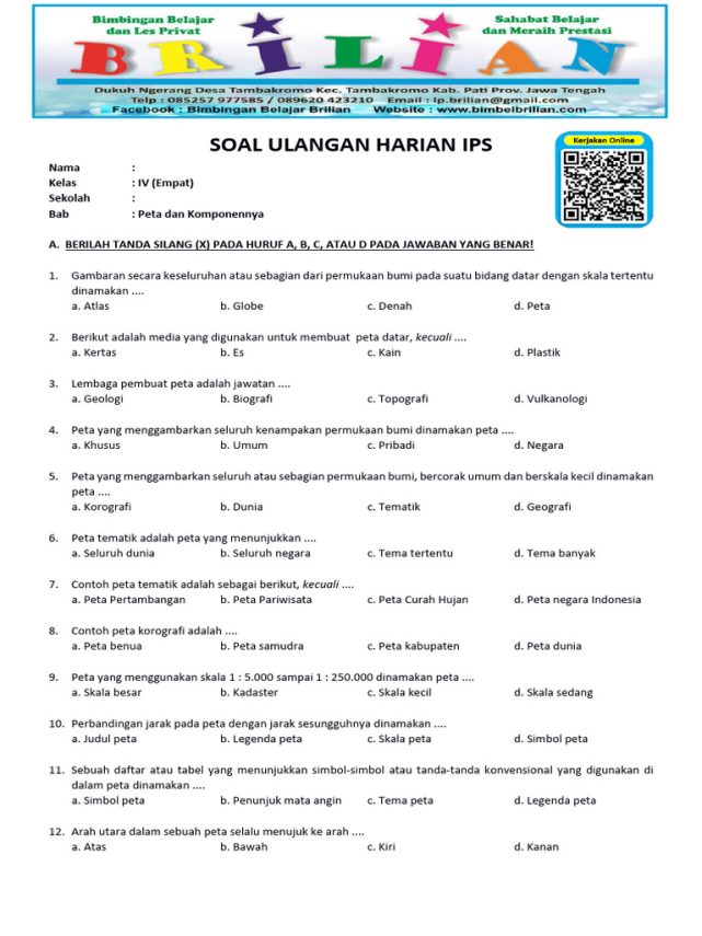 7 Contoh Soal IPS Kurtilas Kelas 4 Ternyata Sering Muncul di Ujian 2026 Wajib Dikuasai