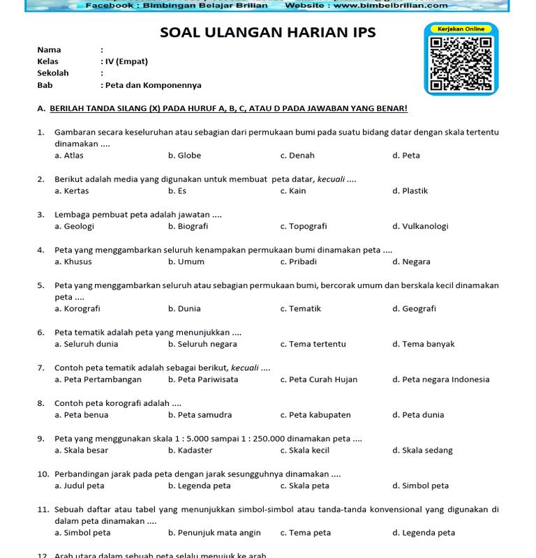 7 Contoh Soal IPS Kurtilas Kelas 4 Ternyata Sering Muncul di Ujian 2026 Wajib Dikuasai