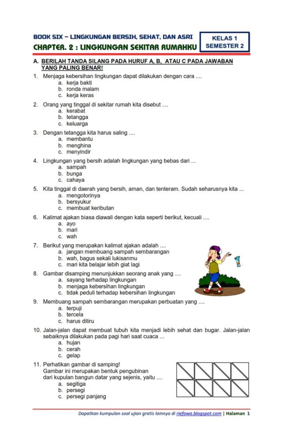 Rahasia Download Soal Ulangan Harian Kelas 2 Tema 4 Gratis 2026