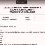 Ternyata Ini Rahasia Nilai Sempurna, Wajib Download Soal Ulangan Harian Kelas 5 Tema 4 Subtema 2 Tahun 2026