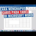 5 Cara Menghilangkan Tabel Bayangan di Word yang Ternyata Selama Ini Salah Kaprah