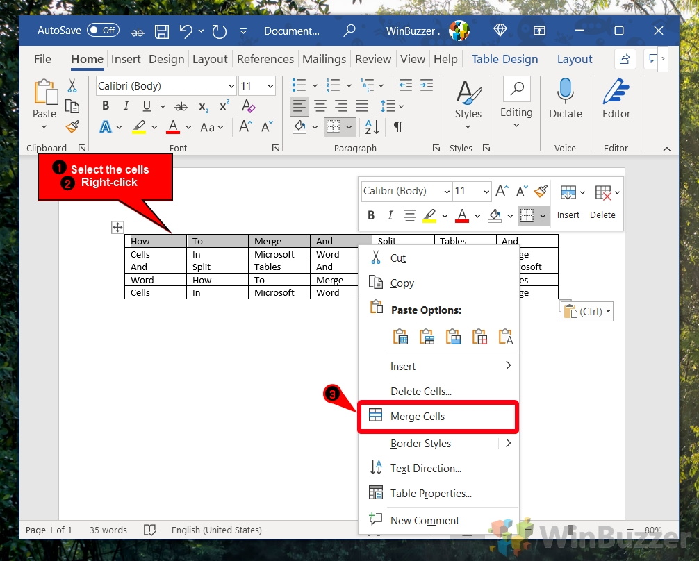 How to Merge Cells in Word Table for Organizational Data Management How to Merge Cells in Word Table for Organizational Data Management