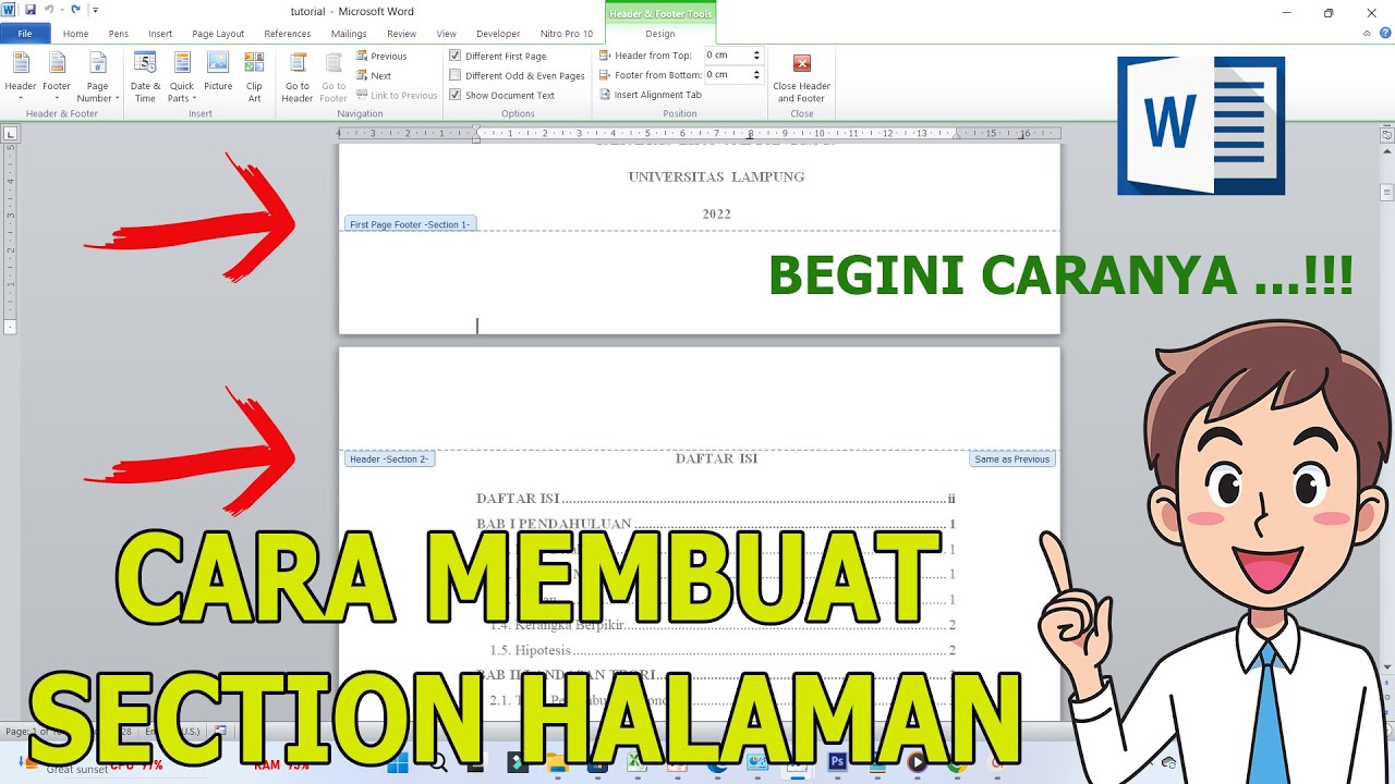 Rahasia cara menggabungkan section di word yang wajib kamu coba sebelum deadline 2026