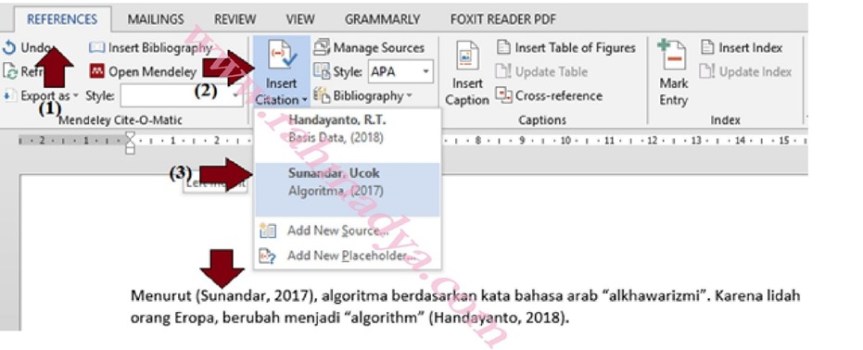 Rahasia! jelaskan cara menambahkan sebuah sitasi pada microsoft word dalam 3 Langkah