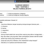 Ternyata Ini Rahasia Wajib Tahu Sebelum Download Soal Ulangan Harian Kelas 4 Semester 1 K13 yang Terbukti Efektif