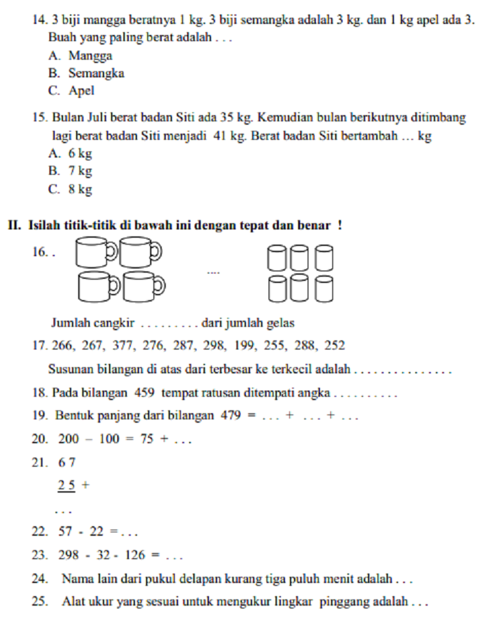 Rahasia Skor Sempurna Bocoran Soal UAS B.Indonesia Kelas 3 SD Semester 2 Terbaru